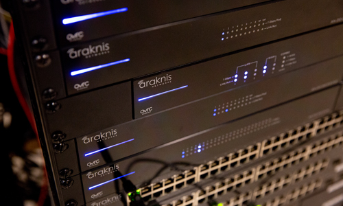 Professionally installed home network equipment
